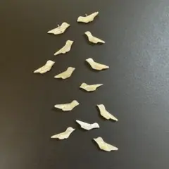 ヴィンテージ　鳥モチーフ チャーム ビーズ