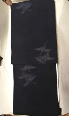 奥順 結城紬 鶴 亀甲 着物