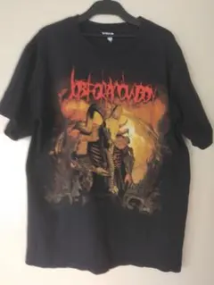 JOB FOR A COWBOY Tシャツ Lサイズ 黒　デス・メタル バンドT