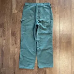 BEAMS ペイントワークカーゴパンツカーキグリーンメンズミリタリー　ML相当