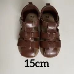 H&M ブラウン サンダル サイズ24