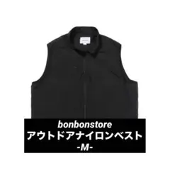 【美品】VAVUES アウトドアナイロンベスト Vavues Store ナイロンベスト ブラック bonbon store - メルカリ