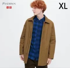 UNIQLO×JW ANDERSON　パデッドハーフコート　XL ブラウン