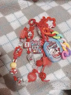 ラブブ ジャラジャラキーホルダー