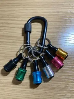 ビットホルダー×6個+カラビナ