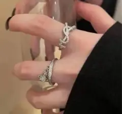 YSL リング 指輪 シルバー
