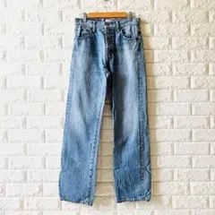 アングリッド　ハイウエストワイドストレートデニムパンツ　日本製　24