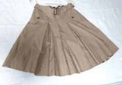 美品　BURBERRY LONDON　バーバリー ロンドン　薄手フレアスカート