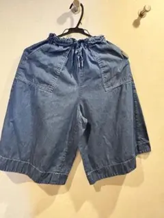 pom ponette junior デニムブルー キュロット M 150cm