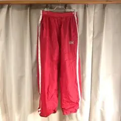 Stussy sport ナイロン パンツ 赤