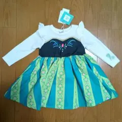 アナと雪の女王　RELA.　キッズ　ワンピース　90