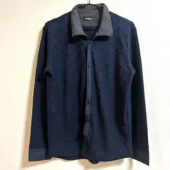 美品✨HIDEAWAYS NICOLEリンクスジャカードカットソー長袖シャツ　M