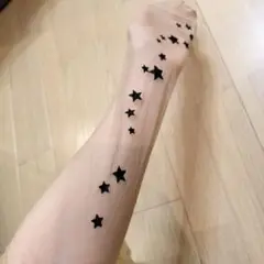 ❤【新品未使用】星柄ベージュストッキング
