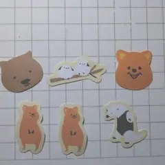 動物シール(6種類)