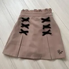 Pink♡hunt XXS(120)インパン付ベージュスカート