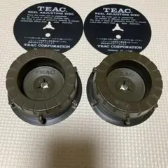 TEAC TZ−612 クランパー　10号リール調整ディスク 2個セット TEAC TZ−612 クランパー 10号リール調整ディスク 2個セット