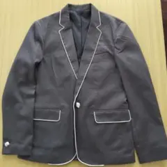 ❰美品❱未使用に近い AUTHENTICノーカラーレディースジャケットサイズM❱