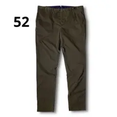 美品 PT01 ピーティー ストレッチ コットン パンツ チノパン 52 濃茶