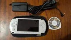 PSP3000 パールホワイト 本体 ACアダプター MHP3rd セット