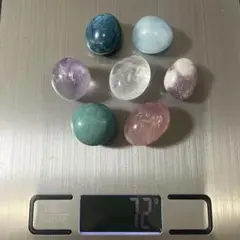 天然石 タンブル 7個 カラフルセット