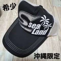 【希少】Sea Land メッシュキャップ ブラック