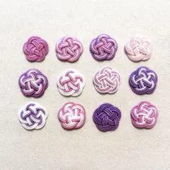 【水引】梅結び 3本取り　パープル☆