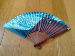 京都土産の扇子　冨嶽三十六景　凱風快晴　中古　美品