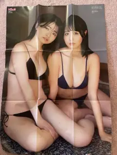 佐々木ほのか×南みゆか両面ポスター 月刊BOMB2025年3月号別冊付録