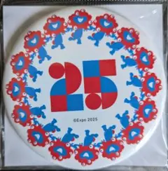 【新品】ミャクミャク　缶バッジ 　EX-25-CBL-D