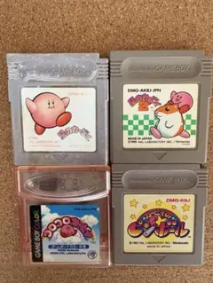 ゲームボーイソフト　星のカービィセット売り