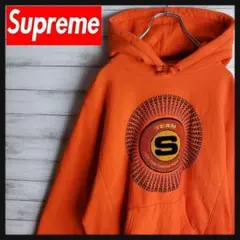 【人気デザイン】Supreme Sロゴ パイル ロゴ満載 パーカー 春カラー