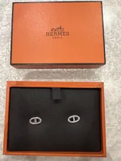 エルメス シェーヌダンクル ピアス シルバー