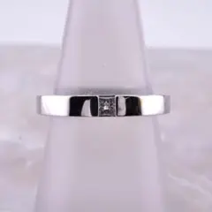 ★HARRY WINSTON★ プリンセスカット マリッジリング PT950