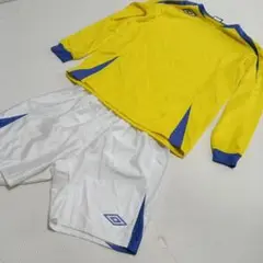 新品S★Umbro サッカーウェアセット イエロー/ホワイト