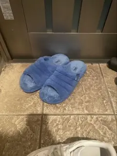 ugg サンダル スリッパ スリッポン ファー ボア ブルー 青