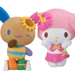 サンリオ キャラクターズ みんなでバカンスフィギュア マイメロ うさはな