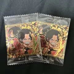 ワンピースウエハースシール エースセット