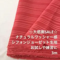 A4L/5350-03◆3m 感謝祭/ポリエステルシフォンジョーゼット生地