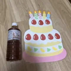 壁面　お誕生日ケーキ