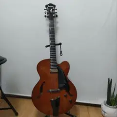 Ibanez AFC151-DA フルアコ 未開封のフラットワウンド弦付き Ibanez AFC151 DA (Dark Amber) フルアコギター AF ARTSTAR