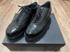 美品!シャネル レースアップシューズ