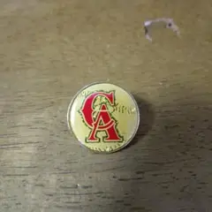 MLB カルフォルニア・エンジェルスCAロゴ ピンバッジ 直径約2.5cm