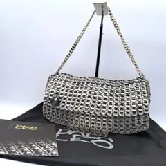 美品☆ DALALEO ダラレオ ハンドバッグ クラッチバッグ 保存袋 プルタブ