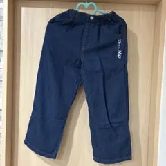 ダークブルー刺繍入りボトムス