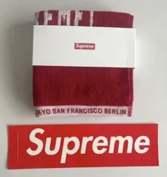 新品 23FW Supreme Square Mini Towels 今治タオル