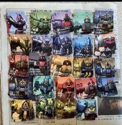 ②あたりなしフルコンプ　ガンダムポテコ　シール　ウエハース