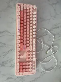ワイヤレス パソコンキーボード ピンク