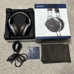 【ほぼ未使用品】DENON AH-D5200おまけ付き AH-D5200 - Ultra-premium Hi-Fi Headphones with drivers made