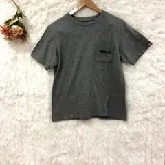 ★OUTDOOR★アウトドア Tシャツ カットソー【M】グレー 半袖 無地