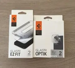 Spigen ガラスフィルム カメラフィルム　iPhone13mini用セット